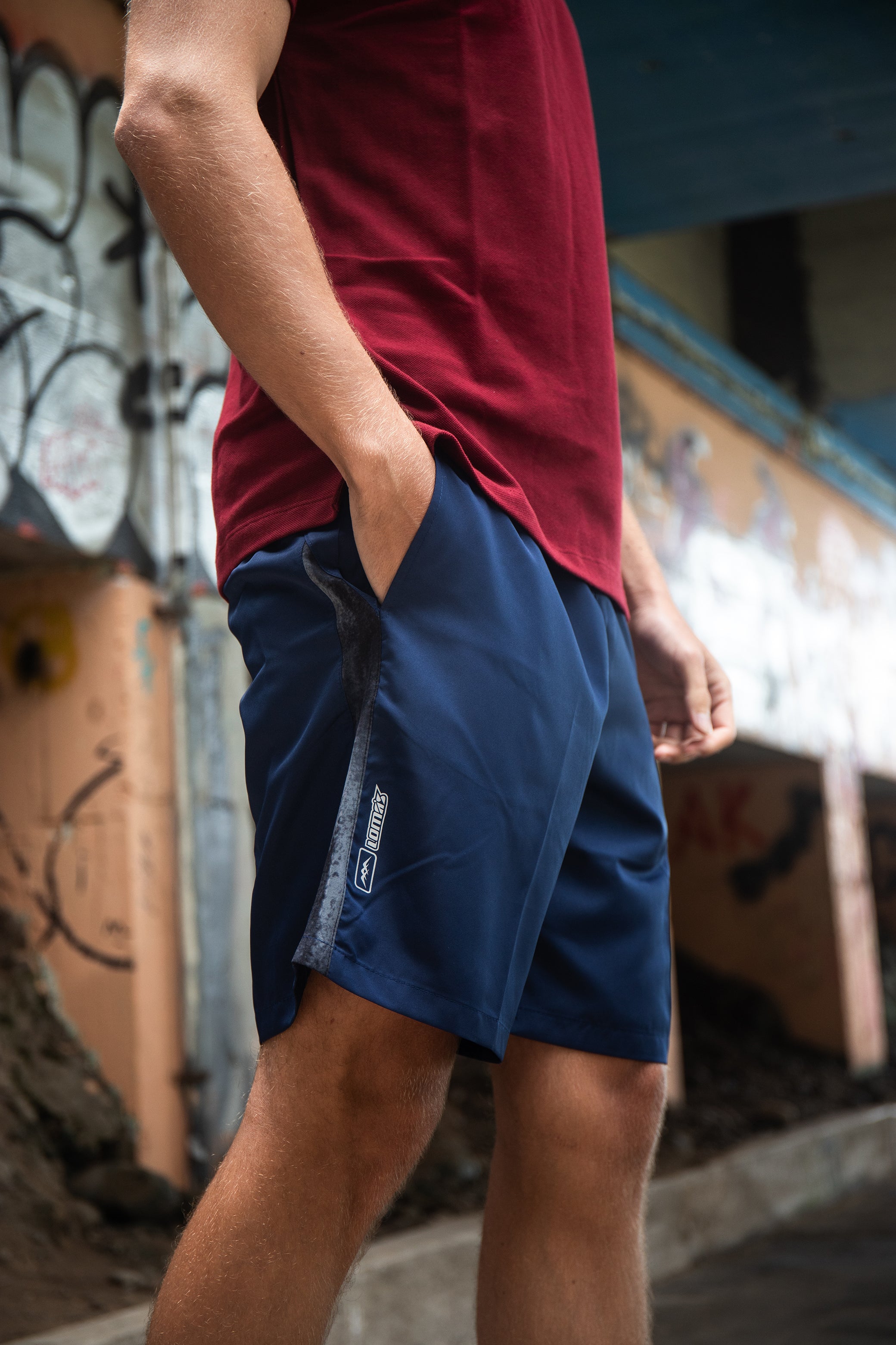 Short Lomas Peak Flex Azul acero